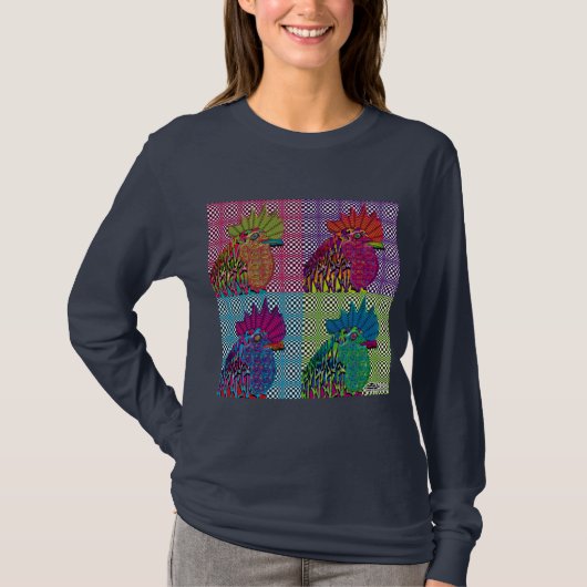 Roosters Gone Psycho T-shirt (Voorkant)