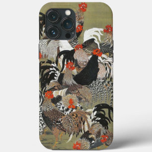 Roosters Hen Illustratie door Ito Jakuchu Case-Mate iPhone Case