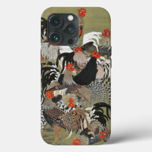 Roosters Hen Illustratie door Ito Jakuchu Case-Mate iPhone Case