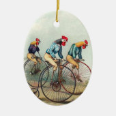 Roosters Keramisch Ornament (Voorkant)