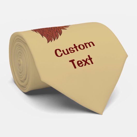 Rooster's kop stropdas (Opgerold)