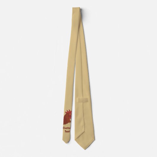 Rooster's kop stropdas (Achterkant)