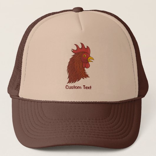 Rooster's kop trucker pet (Voorkant)