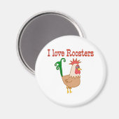 Roosters Magneet (Voorkant / Achterkant)