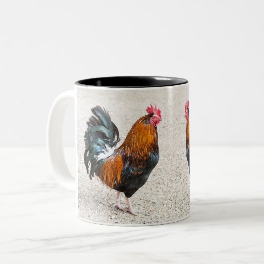 Roosters Mok (Voorkant links)