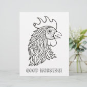 Rooster's pagina Kopkleurboek (Staand voorkant)