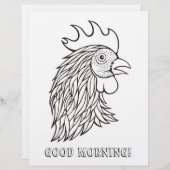 Rooster's pagina Kopkleurboek (Voorkant / Achterkant)