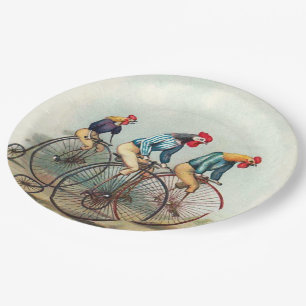 Roosters Ridend Tall Bikes Papieren Bordje