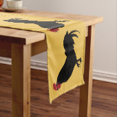 Roosters Table Runner Korte Tafelloper (Voorbeeld)