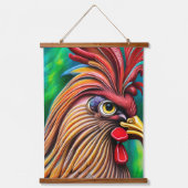 Rooster's Timeless Charm Hangend Wandkleed (Voorkant)