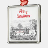  Roosters van de Bemanner op Horseback Metalen Ornament (Links)