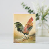 Roosterschilderij Briefkaart (Staand voorkant)