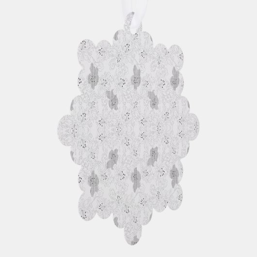 roosterstructuur briefpapier | Transparante PNG Ornament Kaart (Rechts)