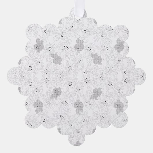 roosterstructuur briefpapier | Transparante PNG Ornament Kaart (Voorkant)