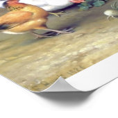 Roosterturnippen boerderij poster (Hoek)