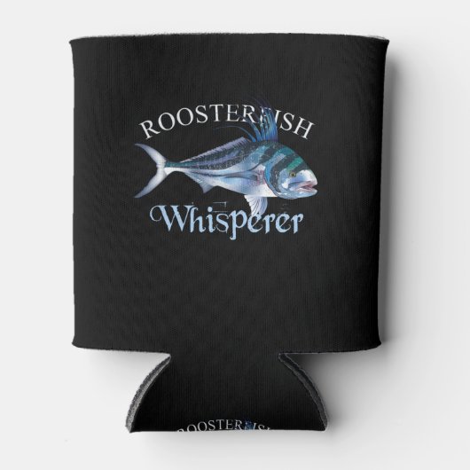 Roostervis Whisperer Donker gekleurd Blikjeskoeler (Voorkant)