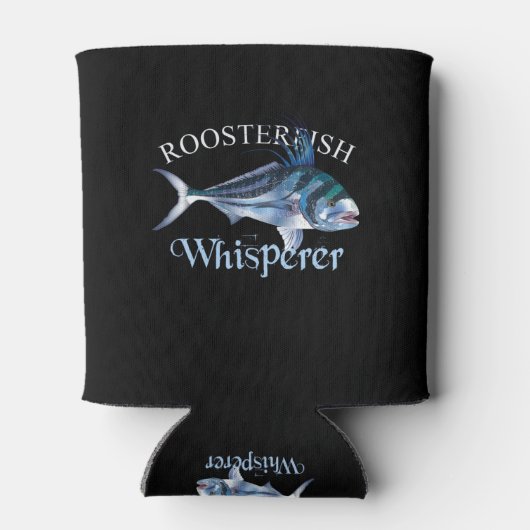 Roostervis Whisperer Donker gekleurd Blikjeskoeler (Achterkant)