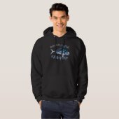 Roostervis Whisperer Donker gekleurd Hoodie (Voorkant volledig)
