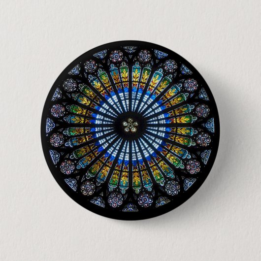 roosvenster ronde button 5,7 cm (Voorkant)