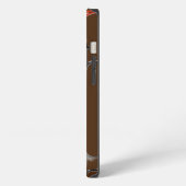 Root beer float bruin wit rood iPhone hoesje (Linkerkant)
