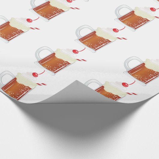 Root Beer Float Cadeaupapier (Hoek)