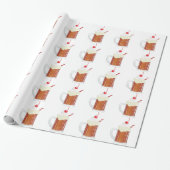 Root Beer Float Cadeaupapier (Uitgerold)