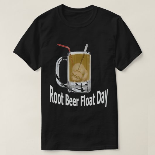 Root Beer Float Day T Shirt (Design voorkant)