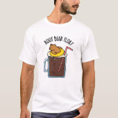 Root Beer Float Funny Root Beer Pun T-shirt (Voorkant)