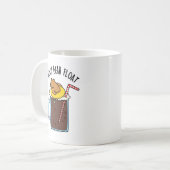 Root Beer Float Grappige Root Beer Woordgrap Koffiemok (Voorkant links)