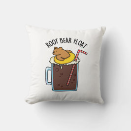 Root Beer Float Grappige Root Beer Woordgrap Kussen