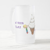 Root Beer Float Kind Ice Cream Frosted Mok (Voorkant links)