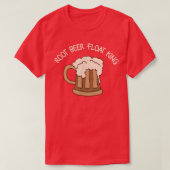 Root Beer Float King Funny Beer  T-shirt (Design voorkant)