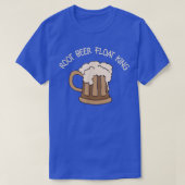 Root Beer Float King Funny Beer T-shirt (Design voorkant)