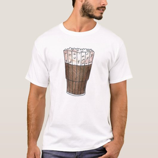 Root Beer Float of Egg Cream Soda Drink Tee Shirt (Voorkant)