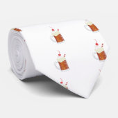 Root Beer Float Stropdas (Opgerold)