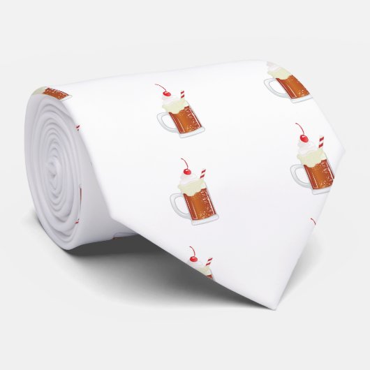 Root Beer Float Stropdas (Opgerold)