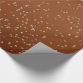 Root Beer met kleine belletjes Achtergrond Art Cadeaupapier (Hoek)