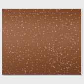 Root Beer met kleine belletjes Achtergrond Art Cadeaupapier (Vlak)
