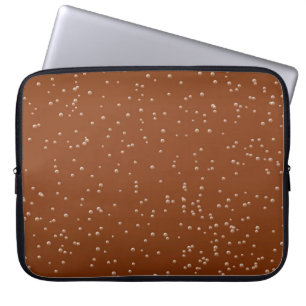 Root Beer met kleine belletjes Achtergrond Art Laptop Sleeve