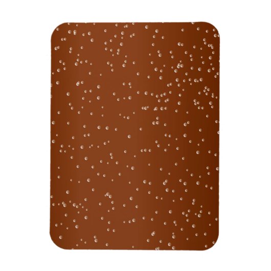 Root Beer met kleine belletjes Achtergrond Art Magneet (Verticaal)
