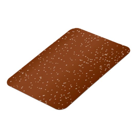 Root Beer met kleine belletjes Achtergrond Art Magneet (Linkerzijde)
