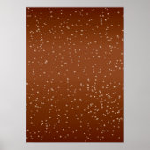 Root Beer met kleine belletjes Achtergrond Art Poster (Voorkant)