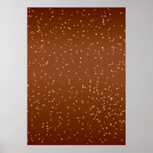 Root Beer met kleine belletjes Achtergrond Art Poster