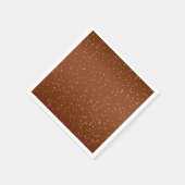 Root Beer met kleine belletjes Achtergrond Art Servetten (Hoek)