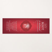 Root Chakra Bevestigingen Yoga Mat - 08 (Voorkant (horizontaal))