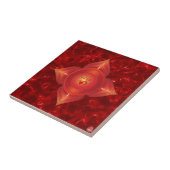 Root Chakra Ceramic Tile Tegeltje (Zijkant)