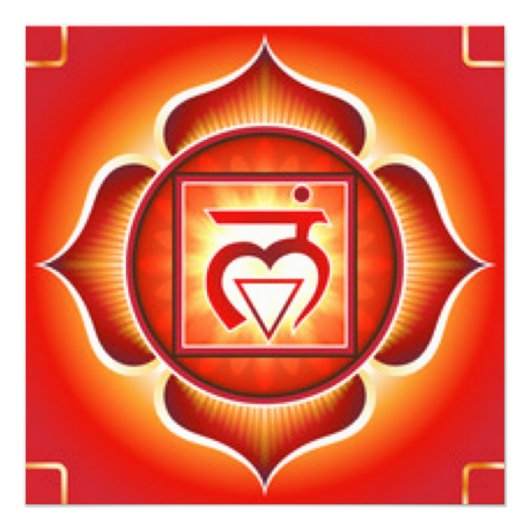 Root Chakra Foto Afdruk (Voorkant)