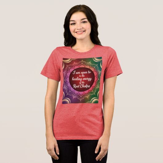 Root Chakra Healing T-shirt (Voorkant volledig)