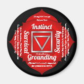 Root Chakra Magneet (Voorkant)