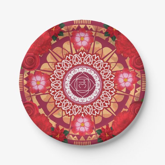 Root Chakra Mandala Bord (Voorkant)